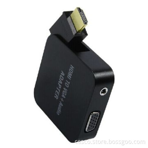 HDMI AM/VGA+3.5 audio adapter
